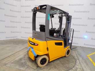 Carretilla elevadora segunda mano JUNGHEINRICH EFG 316k SP GE 115-290 ZZ ELEKTRO VIERRADFRONTSTAPLER (12977488)