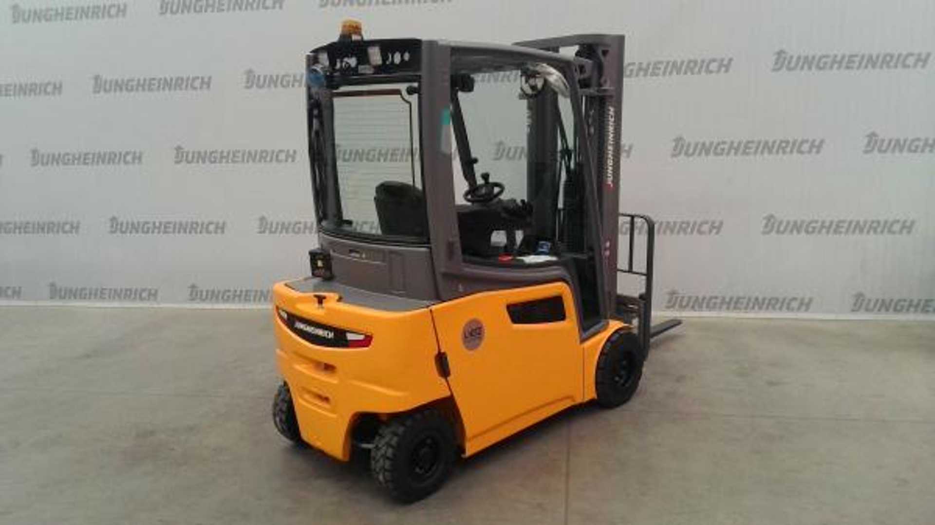 Carretilla elevadora segunda mano JUNGHEINRICH EFG 320 Li SP GE 110-470 DZ ELEKTRO VIERRADFRONTSTAPLER (13022974)