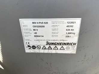 Carretilla elevadora segunda mano JUNGHEINRICH EFG 425 / nur 487 Stunden ELEKTRO VIERRADFRONTSTAPLER (13068463)