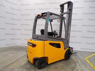 Carretilla elevadora segunda mano JUNGHEINRICH EFG 425k DP GE 115-500 DZ ELEKTRO VIERRADFRONTSTAPLER (13054731)