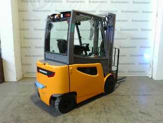 Carretilla elevadora segunda mano JUNGHEINRICH EFG 425k MP GE 115-350 ZZ ELEKTRO VIERRADFRONTSTAPLER (13052400)
