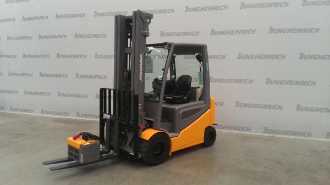 Carretilla elevadora segunda mano JUNGHEINRICH EFG 430k SP G+E 115-600 DZ ELEKTRO VIERRADFRONTSTAPLER (13048204)