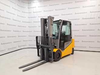 Carretilla elevadora segunda mano JUNGHEINRICH EFG 430s G+ZVG 115-500 DZ ELEKTRO VIERRADFRONTSTAPLER (13016593)