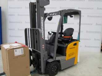 Carretilla elevadora segunda mano JUNGHEINRICH EFG BA 113 SP GE 115-500DZ ELEKTRO VIERRADFRONTSTAPLER (13070426)