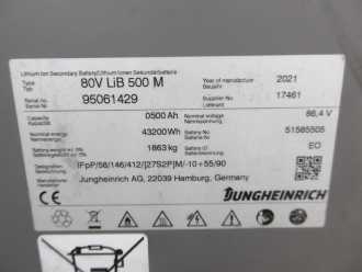 Carretilla elevadora segunda mano JUNGHEINRICH EFG S 30sG180-330ZT ELEKTRO VIERRADFRONTSTAPLER (12764235)