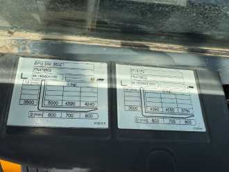 Carretilla elevadora segunda mano JUNGHEINRICH EFG S 50 Baujahr 2014 Stunden 6515 Akku 2023 ELEKTRO VIERRADFRONTSTAPLER (13061936)