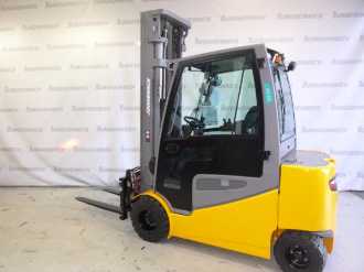 Carretilla elevadora segunda mano JUNGHEINRICH EFG S30s DP G115 -650 DZ ELEKTRO VIERRADFRONTSTAPLER (12985501)