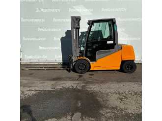 Carretilla elevadora segunda mano JUNGHEINRICH EFG S50s 5020 DZ 2200mm SS+POS ELEKTRO VIERRADFRONTSTAPLER (13064967)