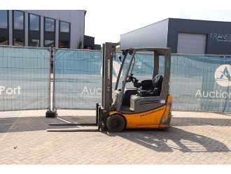 Carretilla elevadora segunda mano JUNGHEINRICH EFG215 ELEKTRO VIERRADFRONTSTAPLER (13064291) backdrop