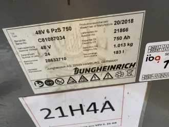 Carretilla elevadora segunda mano JUNGHEINRICH EFG216 ELEKTRO DREIRADFRONTSTAPLER (12853677)