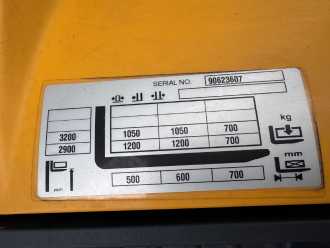 Carretilla elevadora segunda mano JUNGHEINRICH EJC 112 Baujahr 2020/ HH 3,2M / NEUWERTIG! ELEKTRO HOCHHUBWAGENDEICHSEL (13074504)