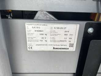 Carretilla elevadora segunda mano JUNGHEINRICH EJCB12 ELEKTRO HOCHHUBWAGENDEICHSEL (13073459)