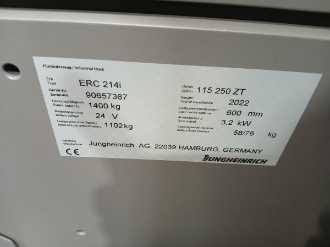 Carretilla elevadora segunda mano JUNGHEINRICH ERC 214i FP 115 250 ZT ELEKTRO HOCHHUBWAGENFAHRERSTAND (13073191)