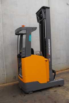 Carretilla elevadora segunda mano JUNGHEINRICH ETV 210 740 DZ ELEKTRO SCHUBMASTSTAPLER (13012470)