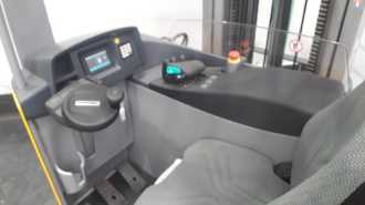 Carretilla elevadora segunda mano JUNGHEINRICH ETV 214 SP L GE 115 902 DZ ELEKTRO SCHUBMASTSTAPLER (13040807)