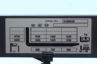 Carretilla elevadora segunda mano JUNGHEINRICH ETV 216 872 DZ ELEKTRO SCHUBMASTSTAPLER (13012472)