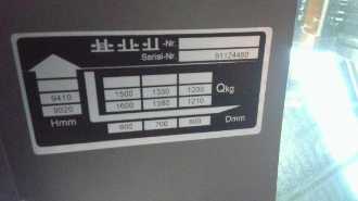 Carretilla elevadora segunda mano JUNGHEINRICH ETV 216 MP DL GNE 115 941 DZ ELEKTRO SCHUBMASTSTAPLER (13014544)