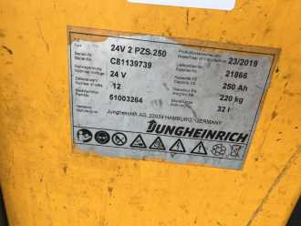 Carretilla elevadora segunda mano JUNGHEINRICH EZS130 ELEKTRO SCHLEPPER (13066806)