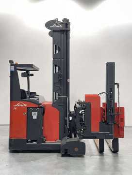 Carretilla elevadora segunda mano LINDE A-Schwenkschubgabel ELEKTRO HOCHHUBKOMMISSIONIERER (13021917)