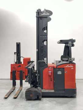 Carretilla elevadora segunda mano LINDE A-Schwenkschubgabel ELEKTRO HOCHHUBKOMMISSIONIERER (13021917)