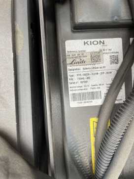Carretilla elevadora segunda mano LINDE D12AP ELEKTRO HOCHHUBWAGENFAHRERSTAND (13066798)