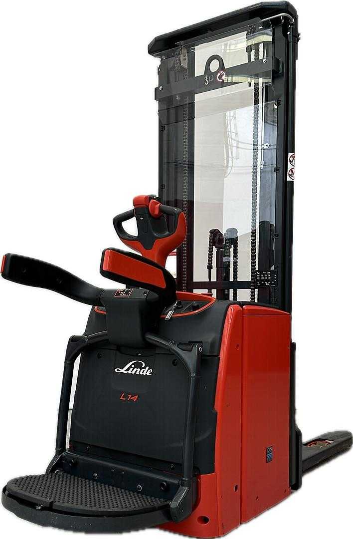 Carretilla elevadora segunda mano LINDE D14APi / UT 953 ELEKTRO HOCHHUBWAGENFAHRERSTAND (12993167)