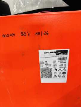Carretilla elevadora segunda mano LINDE E 20 L-02 EVO Triplex ZVG Batterie 80% ELEKTRO DREIRADFRONTSTAPLER (13074163)
