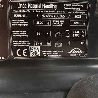 Carretilla elevadora segunda mano LINDE E 35 L : 3,5t ELEKTRO VIERRADFRONTSTAPLER (13074312)