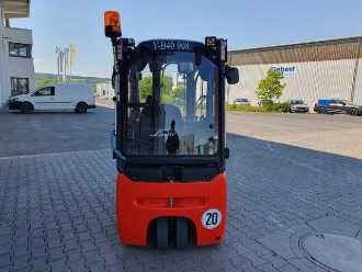 Carretilla elevadora segunda mano LINDE E14 - 01 / Triplex: 4.10m! / SS / nur 1.003h! ELEKTRO VIERRADFRONTSTAPLER (13024692)