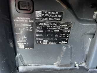 Carretilla elevadora segunda mano LINDE E16-02 ELEKTRO DREIRADFRONTSTAPLER (13067845)