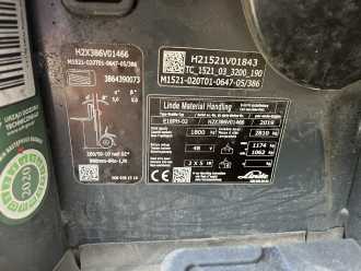 Carretilla elevadora segunda mano LINDE E18PH-02 ELEKTRO VIERRADFRONTSTAPLER (13074852)