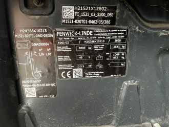 Carretilla elevadora segunda mano LINDE E20L-02 ELEKTRO DREIRADFRONTSTAPLER (13074868)