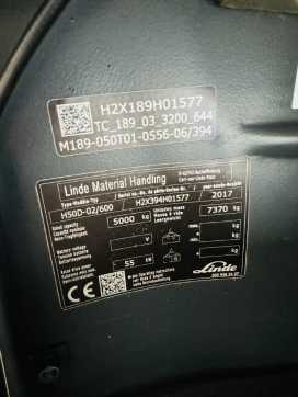 Carretilla elevadora segunda mano LINDE H 50 D-02/600 EVO 3B Kabine ZVG DIESEL VIERRADFRONTSTAPLER (13040697)