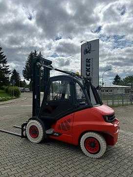 Carretilla elevadora segunda mano LINDE H 50D-02/600 Vorführmaschine 200 Stunden neuwertig  DIESEL VIERRADFRONTSTAPLER (12863791)