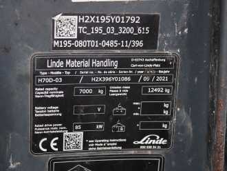 Carretilla elevadora segunda mano LINDE H 70 D-02 396 DIESEL VIERRADFRONTSTAPLER (13048760)