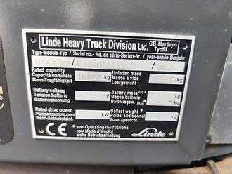 Carretilla elevadora segunda mano LINDE H160D-02 DIESEL VIERRADFRONTSTAPLER (13032069)