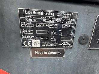 Carretilla elevadora segunda mano LINDE H25D-02 EVO Triplex DIESEL VIERRADFRONTSTAPLER (13053091)