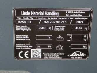 Carretilla elevadora segunda mano LINDE H25D-1202-01 DIESEL VIERRADFRONTSTAPLER (12999420)