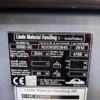 Carretilla elevadora segunda mano LINDE H35D DIESEL VIERRADFRONTSTAPLER (13069144)