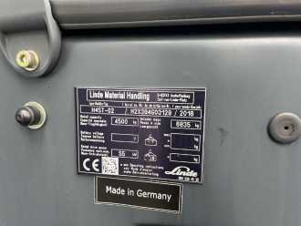 Carretilla elevadora segunda mano LINDE H45T-02 GAS VIERRADFRONTSTAPLER (13073437)
