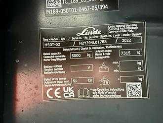 Carretilla elevadora segunda mano LINDE H50T/394-02 GAS VIERRADFRONTSTAPLER (12944998)