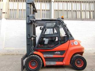 Carretilla elevadora segunda mano LINDE H70D DIESEL VIERRADFRONTSTAPLER (13070344)