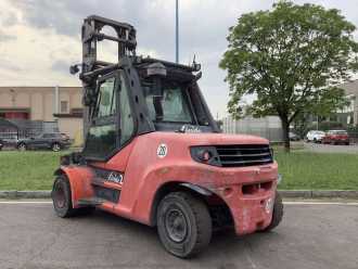 Carretilla elevadora segunda mano LINDE H80D-03/1100 DIESEL VIERRADFRONTSTAPLER (13040416)