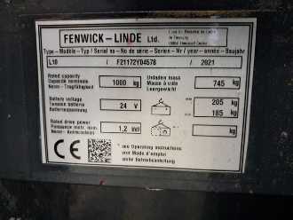 Carretilla elevadora segunda mano LINDE L10 ELEKTRO HOCHHUBWAGENDEICHSEL (13074787)