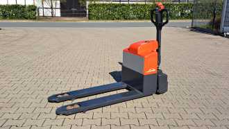 Carretilla elevadora segunda mano LINDE MT15 Batterie NEU ELEKTRO NIEDERHUBWAGENSEMIELEKTRISCH (12881589)