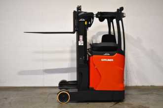 Carretilla elevadora segunda mano LINDE R 10 B 1120-01 ELEKTRO SCHUBMASTSTAPLER (13031750)