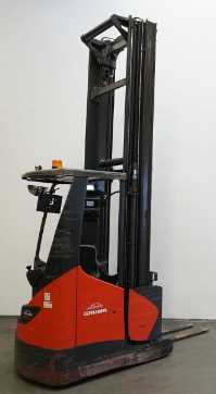 Carretilla elevadora segunda mano LINDE R 17 X 116-03 ELEKTRO SCHUBMASTSTAPLER (12914131) backdrop