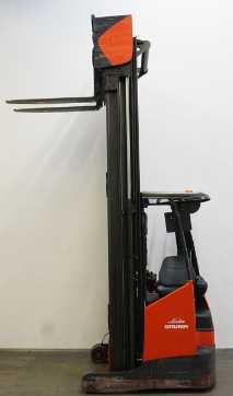 Carretilla elevadora segunda mano LINDE R 17 X 116-03 ELEKTRO SCHUBMASTSTAPLER (12914131)