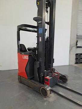 Carretilla elevadora segunda mano LINDE R10B ELEKTRO SCHUBMASTSTAPLER (13053307) backdrop