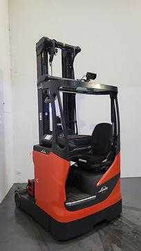 Carretilla elevadora segunda mano LINDE R12B ELEKTRO SCHUBMASTSTAPLER (13053314)